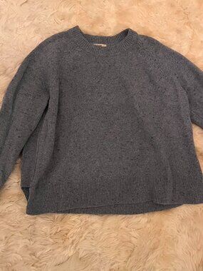 Madewell Women's Blue Sweater, Cashmere Blend